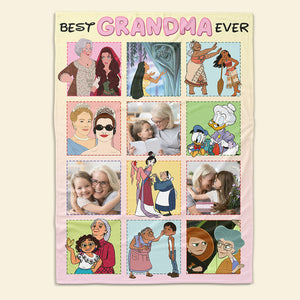 Grandma 04HULI140423 Custom Photo Blanket - Blanket - GoDuckee