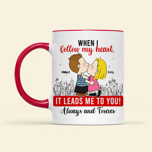 Personalized Gifts For Couple Coffee Mug 01kaqn171224hg Always And Forever - Coffee Mug - GoDuckee