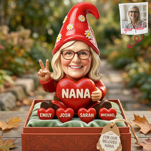 Gnome Nana Acrylic Plaque - Custom Photo Gifts For Grandmas 02nata060426 - Shaped Plaques - GoDuckee