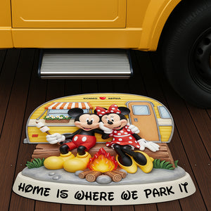 Camping Couple Doormat - Personalized Gifts For Couple 03naqn090625 - Doormat - GoDuckee