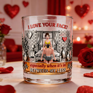 Personalized Funny Valentine Gifts For Him 11oz Round Glass 04ohtn210126 - Glass - GoDuckee