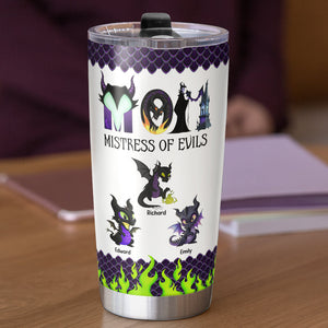 Personalized Gifts For Mom Tumbler, Cute Horned Witch Dragon 01qhdt200325 - Tumbler Cup - GoDuckee