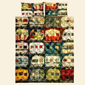 Gifts For Camping Lovers Quilt Bed Set 04qnqn301024 - Blanket - GoDuckee