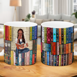 Personalized Gifts For Book Lover Coffee Mug 07hupu240125 - Coffee Mug - GoDuckee