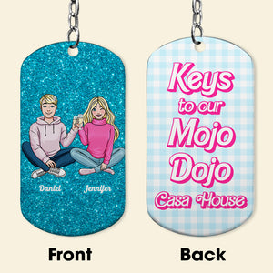 Couple Keys To Our House 03hthn061223hh Personalized Stainless Steel Keychain - Keychains - GoDuckee
