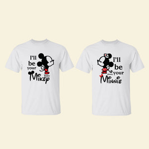 Couple Gift, Personalized Couple Shirt, Mouse Couple Kissing Shirt 04OHPO080723 - Shirts - GoDuckee