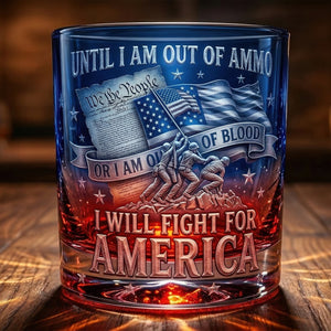 Freedom Round Glass - Gifts For Patriots 04PAQN200326 - Glass - GoDuckee