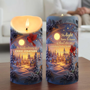 Cardinal From Heaven LED Candle - Personalized Memorial Keepsake For Loved Ones 02QHLU060925 - Led Candle - GoDuckee