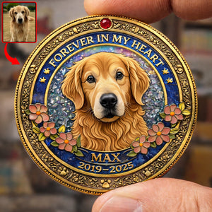 Forever In My Heart - Custom Photo Gifts For Pet Lovers 01TOQN010426 - Coin - GoDuckee