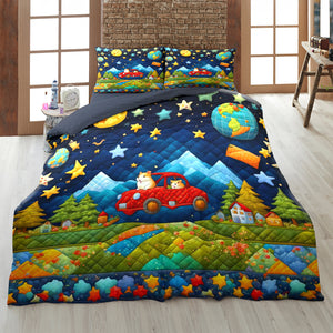 Personalized Gifts For Kids Hamster Quilt Bed Set 05katn220125 - Blanket - GoDuckee