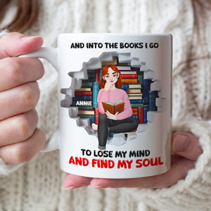 Personalized Gifts For Book Lovers Coffee Mug Reading Book Girl 03KALU040125PA - Coffee Mug - GoDuckee
