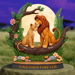 Forever Couple Acrylic Plaque - Personalized Gifts For Couple 01TOLU240625 - Shaped Plaques - GoDuckee