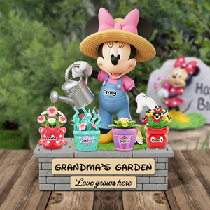 Grandma's Garden Acrylic Plaque - Personalized Gifts For Grandma 02napu020625 - Shaped Plaques - GoDuckee