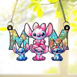 Personalized Gifts For Mom Window Hanging Suncatcher Ornament 02ohqn280225 - Ornament - GoDuckee