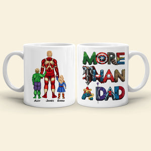 Super Dad Personalized Mug Father's Day Gift DR-WHM-05QHHN110523TM - Coffee Mug - GoDuckee