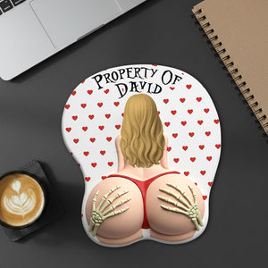 Husband Property 3D Mouse Pad With Armrest - Personalized Gifts For Husband 03ohtn191225 - Mouse Pads - GoDuckee