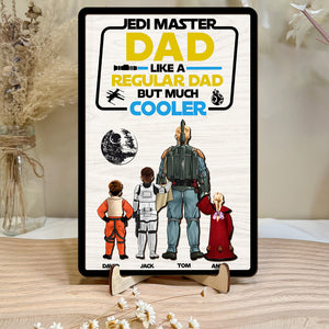 Personalized Gifts For Dad Wood Sign Like A Regular Dad But Much Cooler 052ohtn070324hhhg - Wood Signs - GoDuckee