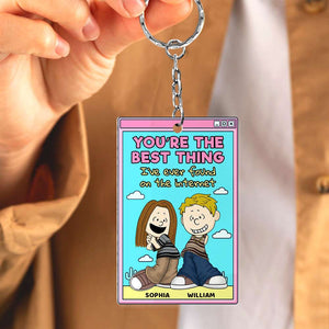 Personalized Gifts For Couple Keychain 02TODT090125HG - Keychains - GoDuckee
