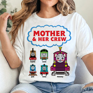 Personalized Gifts For Mom Shirt 03ohtn180325 Mother And Her Crew - Shirts - GoDuckee