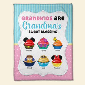 Grandma's Sweet Blessing 02kaqn291123paqn Personalized Blanket - Blanket - GoDuckee