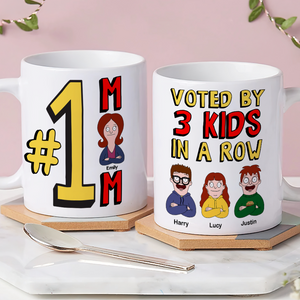 Personalized Gifts For Mom Coffee Mug 061topu120225hg #1 Mom - Coffee Mug - GoDuckee