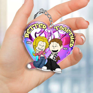 Personalized Gifts For y2k Couple Keychain 012OHMH301224HG - Keychains - GoDuckee