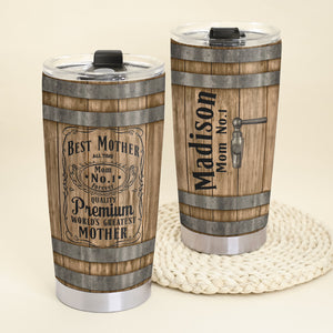 Personalized Gifts For Mom Tumbler, Whiskey & Bourbon Barrel 031qhqn210325 - Tumbler Cup - GoDuckee