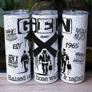 Personalized Skinny Tumbler Gifts Gen X Sarcastic 01OHDT301124 - Tumbler Cup - GoDuckee