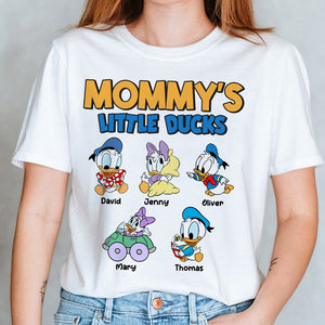 Personalized Gifts For Mom Shirt Mommy's Little Ducks 051katn280324 - 2D Shirts - GoDuckee