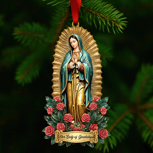 Our Lady of Guadalupe Acrylic Ornament – Guadalupe Day Gifts for Mexican Catholics 01qhqn221025 - Ornament - GoDuckee