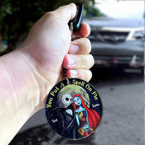 You Put A Spell On Me-Personalized Keychain- Gift For Him/ Gift For Her-Couple Keychain-PW-KCH-05hudt140823 - Keychains - GoDuckee