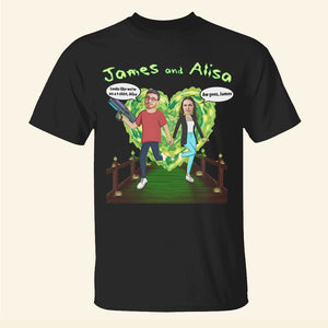 Custom Face Couple Shirt, Personalized Shirt, Valentine Gifts, Couple Gifts, 01TOPO131223 - Shirts - GoDuckee