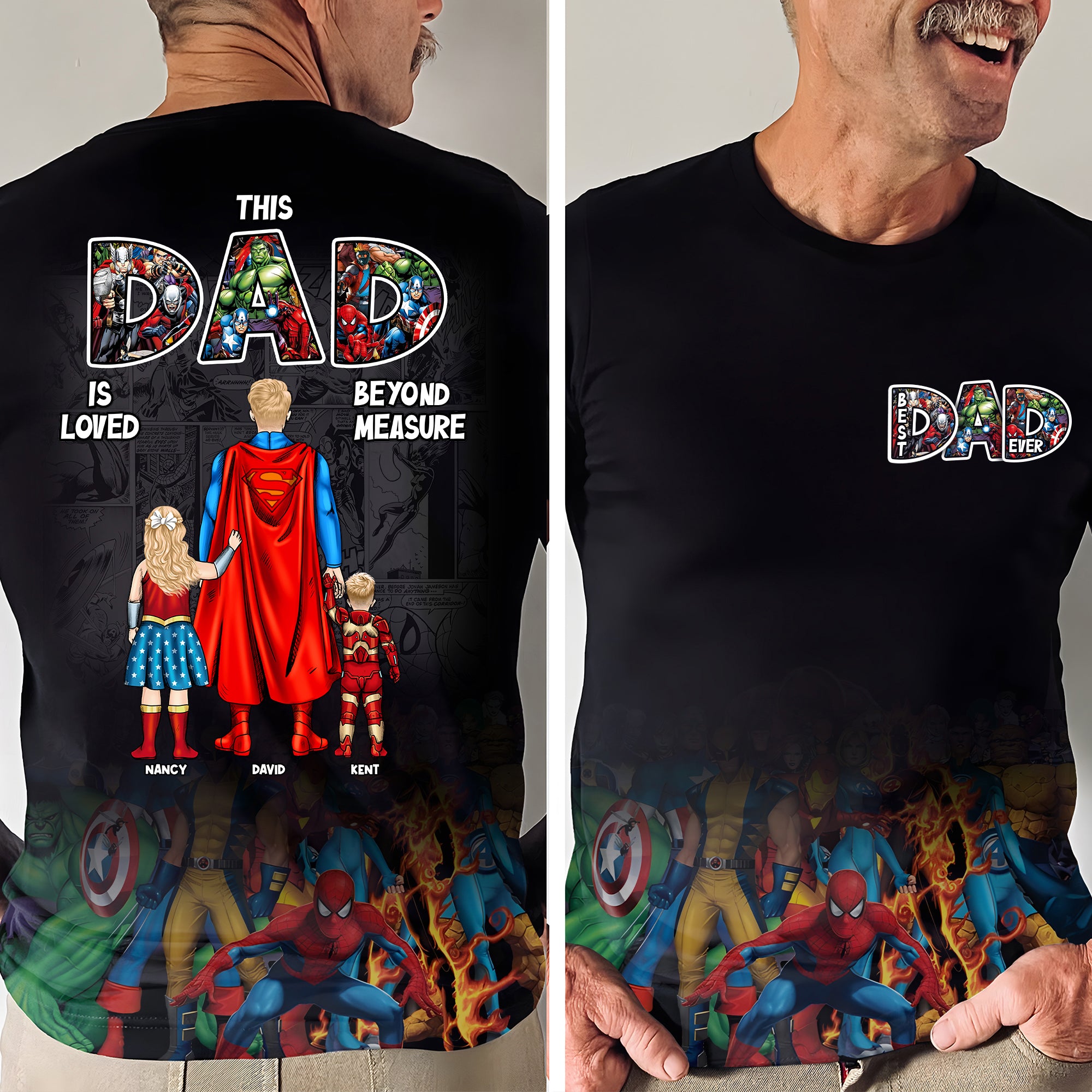 Personalized Gifts For Dad 3D Shirt 04ohpu150524pa Father's Day - 3D Shirts - GoDuckee