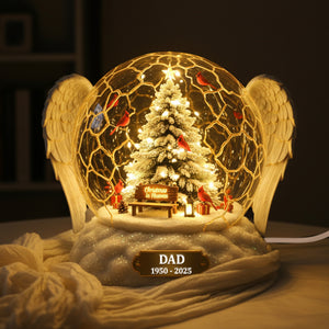 Personalized Cardinal Memorial Custom Shape Acrylic Light Box – Heaven Christmas Gift For Family 04tomg051125 - Light Box - GoDuckee