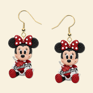 Cartoon Crochet Earrings - Personalized Gifts For Crochet Lovers 02namg140725 - Earrings - GoDuckee