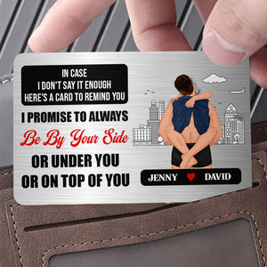 Personalized Gifts For Couple Wallet Card Be By Your Side 04KADT070125HG - Wallet Card - GoDuckee
