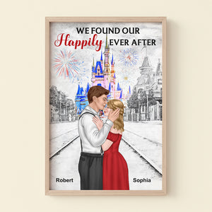 We Found Our Happily Ever After -Personalized Canvas Print-Gift For Him/ Gift For Her- Couple Canvas Print-06naqn110823tm - Poster & Canvas - GoDuckee