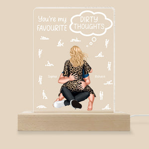 Personalized Gifts For Couple 3D Led Light You're My Favourite - Led Night Light - GoDuckee