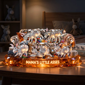 Mama's Little Donkey Light Box Personalized Gifts For Mom 01OHLU300326 - Light Box - GoDuckee