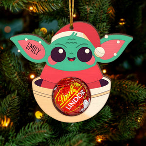 Cute Chocolate Holder, Personalized Wood Ornament, Unique Christmas Gifts, Christmas Tree Decorations, 07qhqn251123 - Ornament - GoDuckee