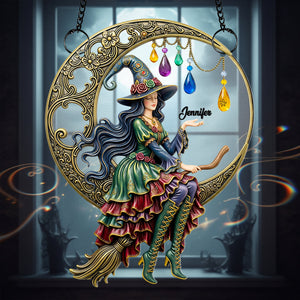 Lady Moonlight Suncatcher Ornament Personalized Gifts For Fantasy Lovers 02NADT110725 - Ornament - GoDuckee