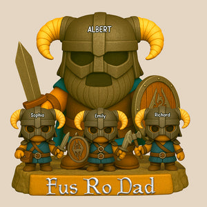 Game Dad Plaque - Personalized Gifts For Dad 04naqn050525 - Shaped Plaques - GoDuckee