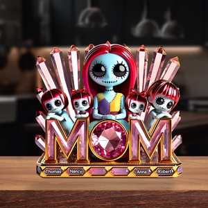 Nightmare Mom Plaque - Personalized Gifts For Mom 03tgpu040425 - Shaped Plaques - GoDuckee