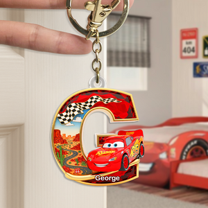 Car Keychain - Personalized Gifts For Cartoon Lover 02OHPU010725 - Keychains - GoDuckee
