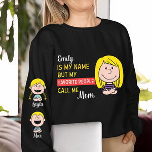 Personalized Gifts For Mom Shirt Cartoon Mom 01TOMH250325HH - AOP Products - GoDuckee
