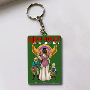 Personalized Gifts For Mom Boss Keychain 01QHMH170424HG Mother's Day - Keychains - GoDuckee