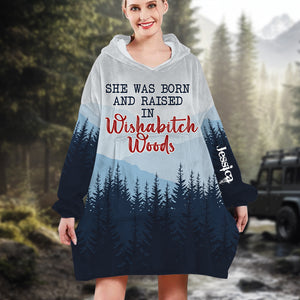 Personalized Gift For Country Girl Oversized Hoodie 04ACDT121224 - AOP Products - GoDuckee