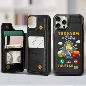 Personalized Gifts For Farmers Leather Flip Wallet Phone Case 04ohtn210225hg - Phone Case - GoDuckee