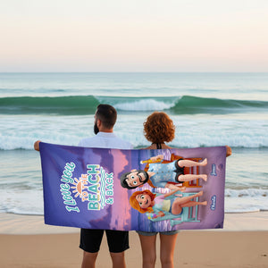 Summer Couple Beach Towel - Personalized Gifts For Couple 01pgmg140725hg - Beach Towel - GoDuckee