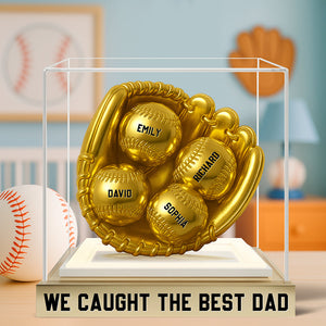 Baseball Dad Acrylic Plaque Personalized Gifts For Dad 02TGQN170525 - Shaped Plaques - GoDuckee